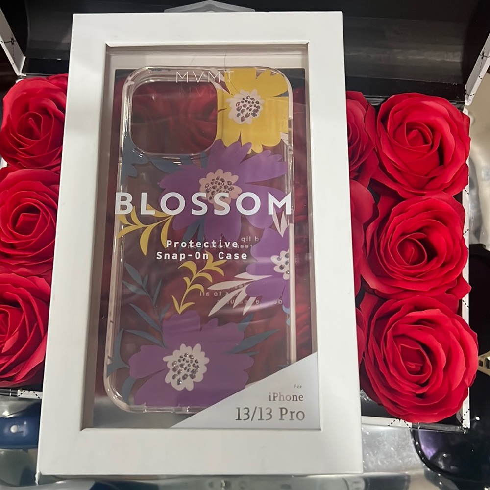 Blossom floral protective snap on case